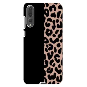 Чехол с леопардовым принтом на Huawei P20 Pro, CLT-L04 (Леопардовый фон)