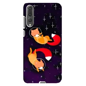 Чехол с Лисичкой для Huawei P20 Pro, CLT-L04 (Лисы)