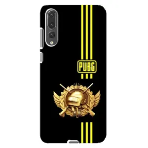 Чехол (TPU) с картинкой "Лого Пабг" на Хуавей П20 Про (Лого PUPG)
