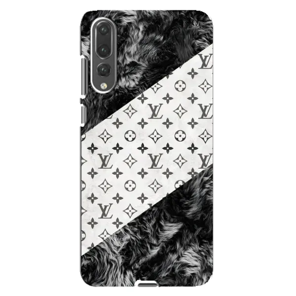 Чехол с рисунком «LV на белом» для Huawei P20 Pro (CLT-L04)
