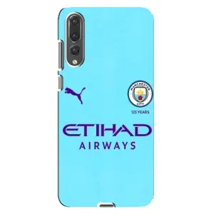 Силиконовые Чехлы принт Футбол на Huawei P20 Pro, CLT-L04 (Man City)
