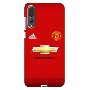 Силиконовые Чехлы принт Футбол на Huawei P20 Pro, CLT-L04 (Man United)