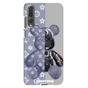 Силіконовий чохол для Huawei P20 Pro, CLT-L04 (Ведмідь Louis Vuitton)