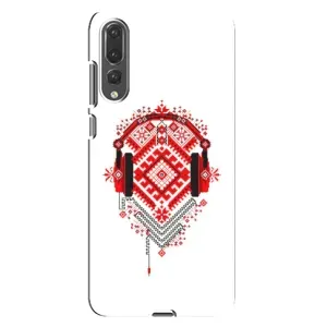 Силиконовый Чехол на Huawei P20 Pro, CLT-L04 с картинкой Вышиванки (Модная вышиванка)