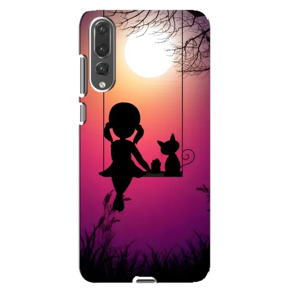 Чехол с рисунком «На качели» для Huawei P20 Pro (CLT-L04) Чехол с рисунком «На качели» для Huawei P20 Pro (CLT-L04)