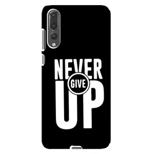 Силіконовый Чохол на Huawei P20 Pro, CLT-L04 з картинкою НАЙК (Never Give UP)