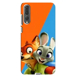 Чехлы ЗВЕРОПОЛИС для Huawei P20 Pro, CLT-L04 (Ник и Хопс)