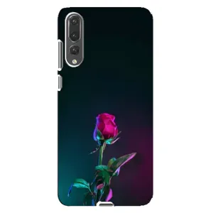 Чохли з принтом Троянд для Huawei P20 Pro, CLT-L04 (Нічна троянда)