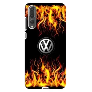 Чехол "Фольксваген" для Huawei P20 Pro, CLT-L04 (Огненный Лого)