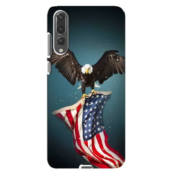 Чехол с рисунком «Орел и флаг» для Huawei P20 Pro (CLT-L04)