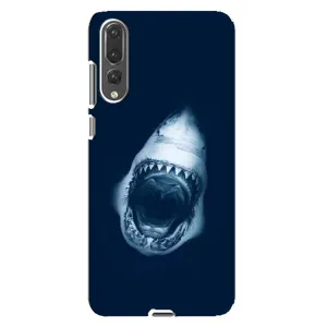 Силіконовий бампер з картинкою звірів для Huawei P20 Pro, CLT-L04 (Пащу Акули)