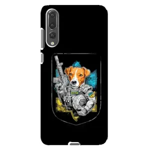 Чехол с принтом для Huawei P20 Pro, CLT-L04 (Патрон Воин)