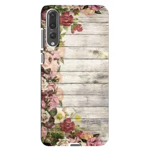 Чохли з тематикою "КВІТИ" на Huawei P20 Pro, CLT-L04 (Плетені квіти)
