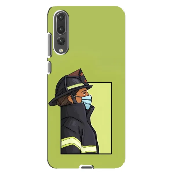 Чехол с рисунком «Пожарник» для Huawei P20 Pro (CLT-L04)