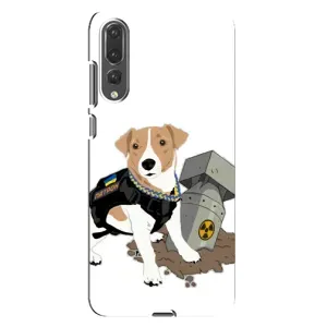 Чехол с принтом Собаки Патрон для Huawei P20 Pro, CLT-L04 (Пёс Патрон с ракетой)