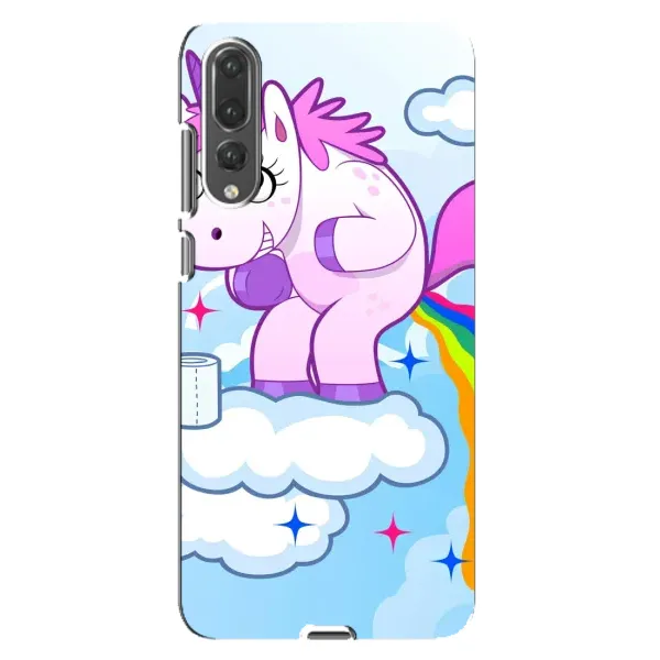 Чехол с рисунком «Радуга единорожка» для Huawei P20 Pro (CLT-L04)