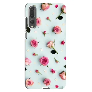 Чохли з принтом Троянд для Huawei P20 Pro, CLT-L04 (Різні квіти)