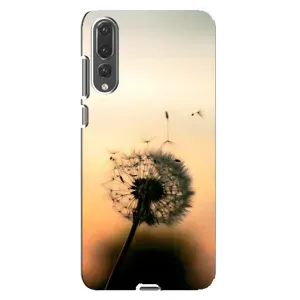 Силіконовий Чохол з кульбабками на Huawei P20 Pro, CLT-L04 (Роздмухана кульбабка)