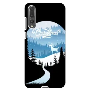 Силіконовий бампер на різдво для Huawei P20 Pro, CLT-L04 (Різдвяний Олень)