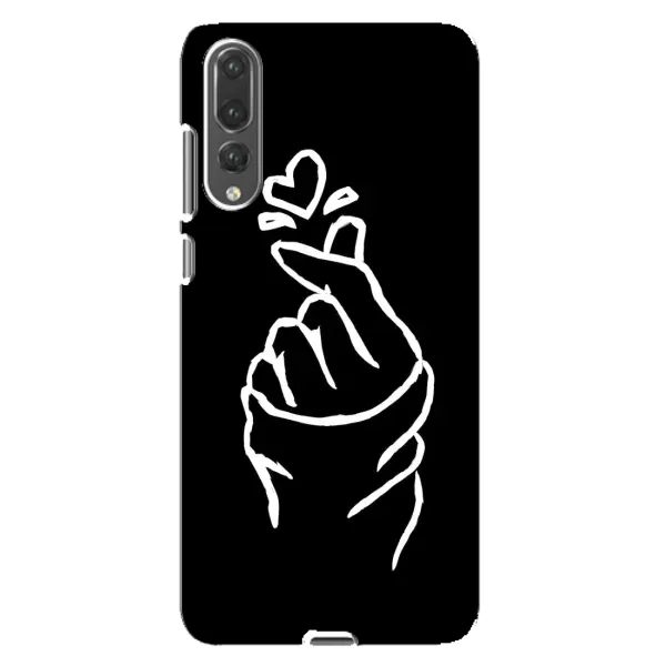Чохол з малюнком «Сердечко на чорному» для Huawei P20 Pro (CLT-L04) Чохол з малюнком «Сердечко на чорному» для Huawei P20 Pro (CLT-L04)