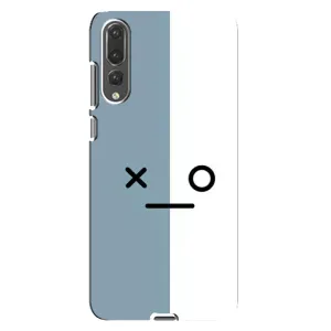 Чехол с рисунком «Серо-белый» для Huawei P20 Pro (CLT-L04)