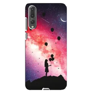 Силиконовые Чехлы Любимому человеку для Huawei P20 Pro, CLT-L04 (Шарики в небе)