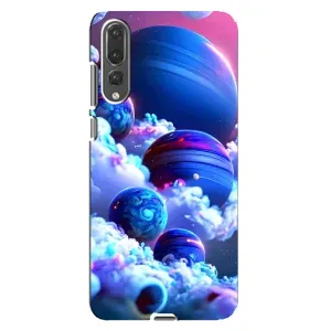 Чохли КОСМОС на Huawei P20 Pro, CLT-L04 (Сині планети)