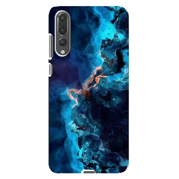 Чехол с рисунком «Синий мрамор» для Huawei P20 Pro (CLT-L04) Чехол с рисунком «Синий мрамор» для Huawei P20 Pro (CLT-L04)