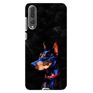 Бампер для Huawei P20 Pro, CLT-L04 с картинкой "Песики" (Собака Мопс)