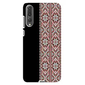 Силиконовый Чехол на Huawei P20 Pro, CLT-L04 с картинкой Вышиванки (Стильная вишиванка)