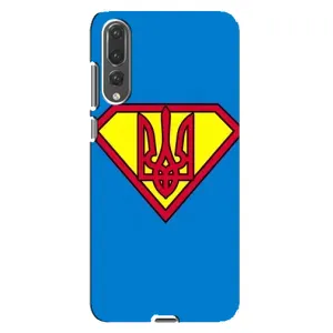 Чехол с картинкой (Патриотический ГЕРБ) на Huawei P20 Pro, CLT-L04 (Super - Герб)