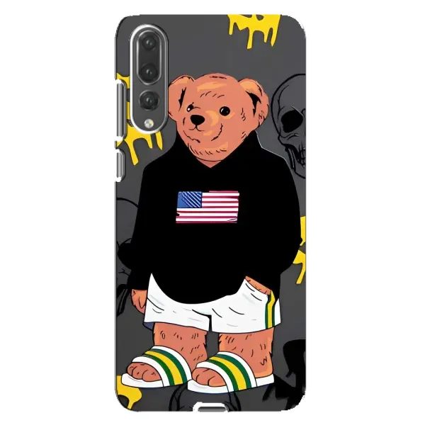 Чохол з малюнком «Teddy USA» для Huawei P20 Pro (CLT-L04)