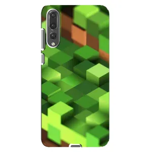 Чехлы для Huawei P20 Pro, CLT-L04 (Персонажи Майн Крафт) (Текстура)
