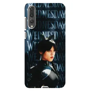 Чехлы с принтом Уэнсдей на Huawei P20 Pro, CLT-L04 (Уэнздей с ушками)