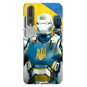 Силиконовый Чехол на Huawei P20 Pro, CLT-L04 (Я-Украина) (Украинский робокоп)