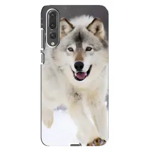 Чехол с Волком на Huawei P20 Pro, CLT-L04 (Волк на снегу)