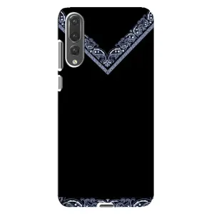 Силиконовый Чехол на Huawei P20 Pro, CLT-L04 (Воротник вышиванки)