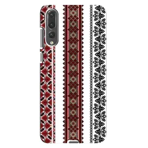 Силиконовый Чехол на Huawei P20 Pro, CLT-L04 с картинкой Вышиванки (Вышиваночки)