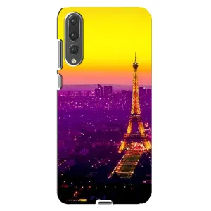 Чехол с Эйфелевой башней на Huawei P20 Pro, CLT-L04 (Яркая башня)