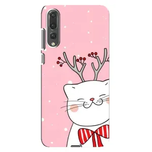 Чохол на тематику: Коти для Huawei P20 Pro (CLT-L04) (Зимовий кіт)