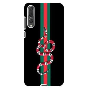 Чохли бренд ГУЧЧІ для Huawei P20 Pro, CLT-L04 (Змій Гуччі)