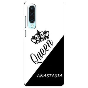 Именные  Женские Чехлы для Huawei P30 (ANASTASIYA)