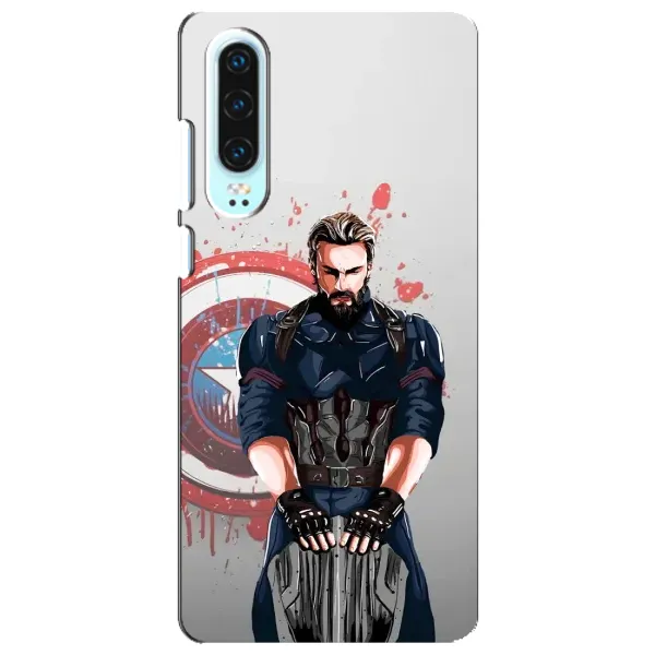 Чехол с рисунком «Арт капитан» для Huawei P30