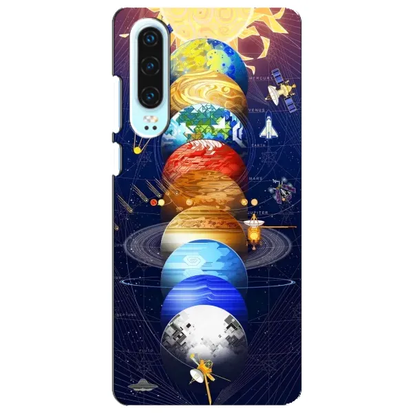 Чехол с рисунком «Арт планети» для Huawei P30 Чехол с рисунком «Арт планети» для Huawei P30
