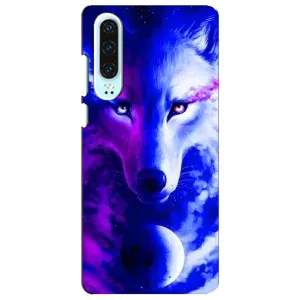 Чехол с Волком на Huawei P30 (Арт-Волк)