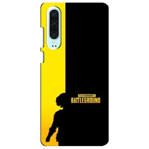 Чехол (TPU) с картинкой "Лого Пабг" на Хуавей П30 (Battlegrounds)