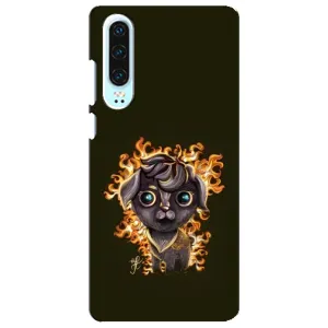 Чехлы на военную тематику для Huawei P30 (Бавовна мем)