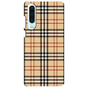 Чехол с Брендами одежды на Хуавей П30 (Burberry стиль)