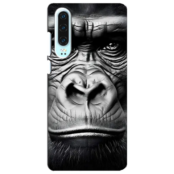 Чехол с рисунком «Черная обезьяна» для Huawei P30 Чехол с рисунком «Черная обезьяна» для Huawei P30