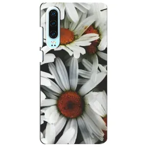 Чехол с ромашками на Huawei P30 (Цветы Ромашки)